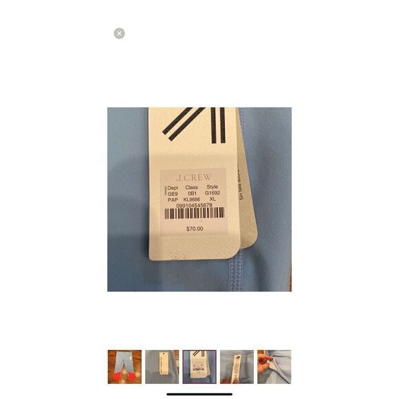 NWT new balance for j crew fitted capris style g1692 size XL - Picture 5 of 7